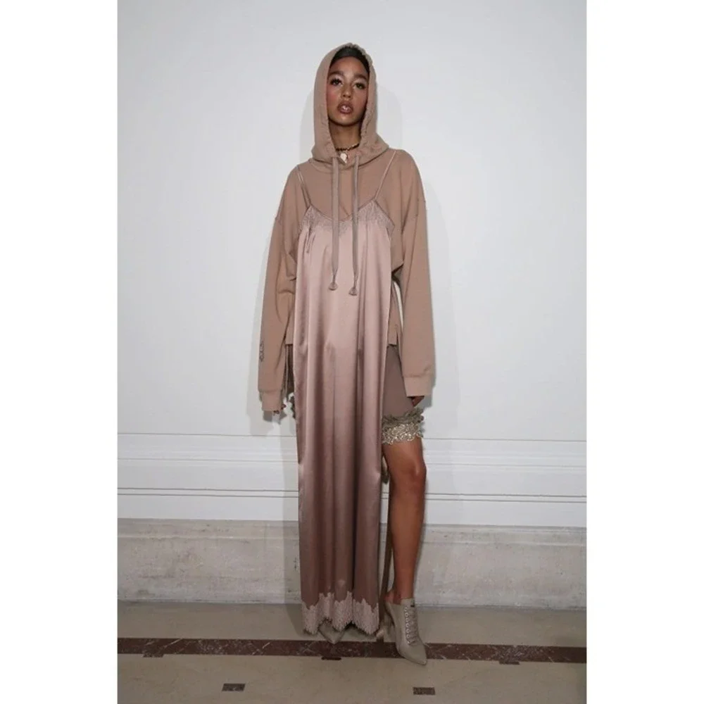 Fenty x Puma Mule Lace Up Biege or Nude Heels by Rihanna RARE